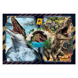 Clementoni puslespil jurassic world, 2x60 stk.