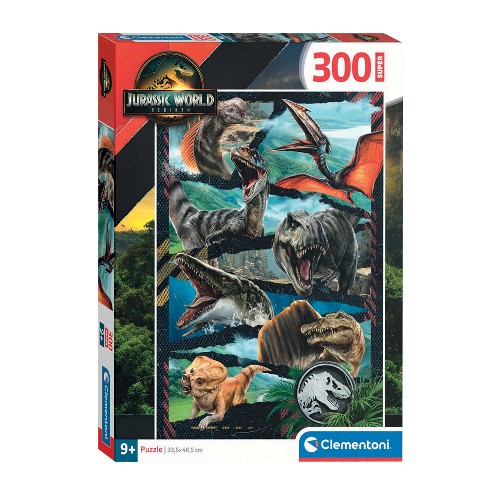 Clementoni puslespil super jurassic world, 300 stk.
