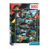 Clementoni puslespil super jurassic world, 300 stk.