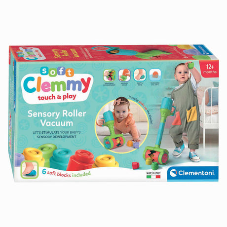 Clementoni blød clemmy støvsuger med 6 klodser