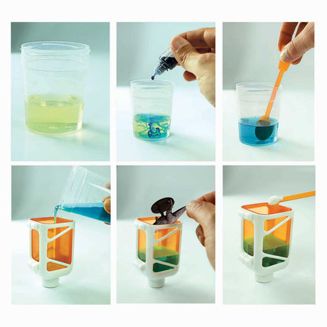 Clementoni jurassic verdens hemmelige laboratorium, der laver slim