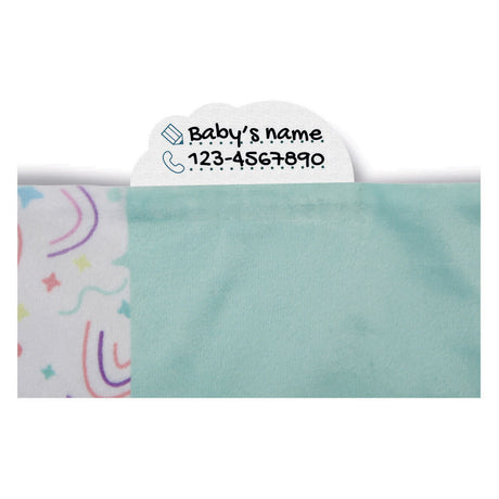 Clementoni knuffeldoekje eenhoorn soft cuddles - knuffeldoek met voeldetails - zacht kraamcadeau jongen of meisje - baby comforter vanaf 0 maanden