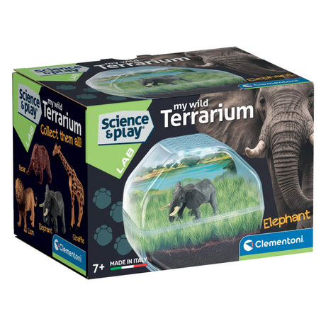 Clementoni videnskabsspil mit vilde terrarium - elefant