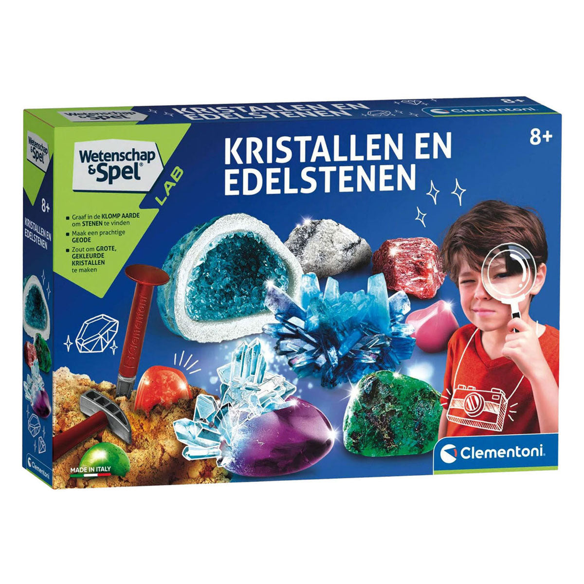 Clementoni videnskabsspil krystaller og ædelsten