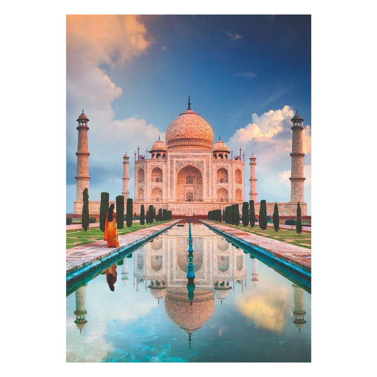 Clementoni - puslespil - 1500 brikker - taj mahal - puslespil for voksne - samling af høj kvalitet
