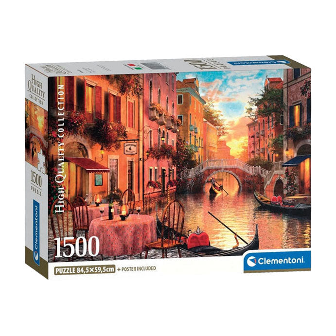 Clementoni puslespil Venedig - 1500 stk.