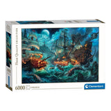 Clementoni - puslespil - 6000 brikker - havslag - puslespil for voksne