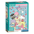 Clementoni puslespil hello kitty - puslespil 1000 brikker - kompakt kassepuslespil - puslespil og puslespil for voksne