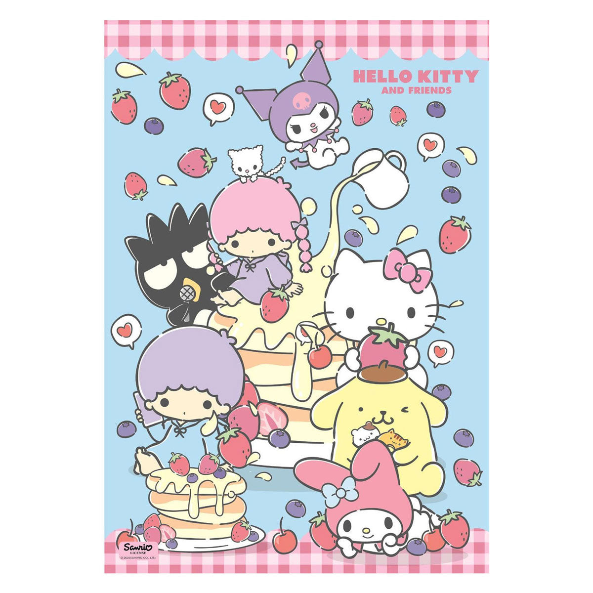 Clementoni – 37117 – puslespil – 1000 brikker – hello kitty