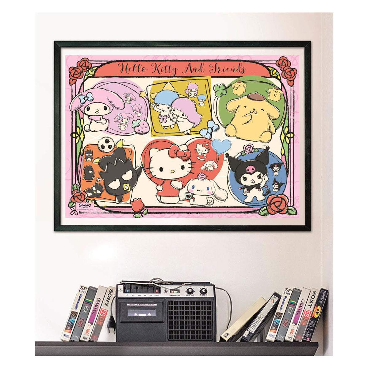 Clementoni puslespil hello kitty og venner - 1000 stk.