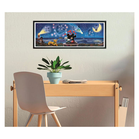 Clementoni puslespil Mickey og Minnie panorama - 1000 stk.