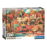 Clementoni puslespil gode tider havn - 1500 stk.