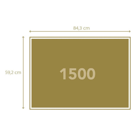Clementoni puslespil gode tider havn - 1500 stk.