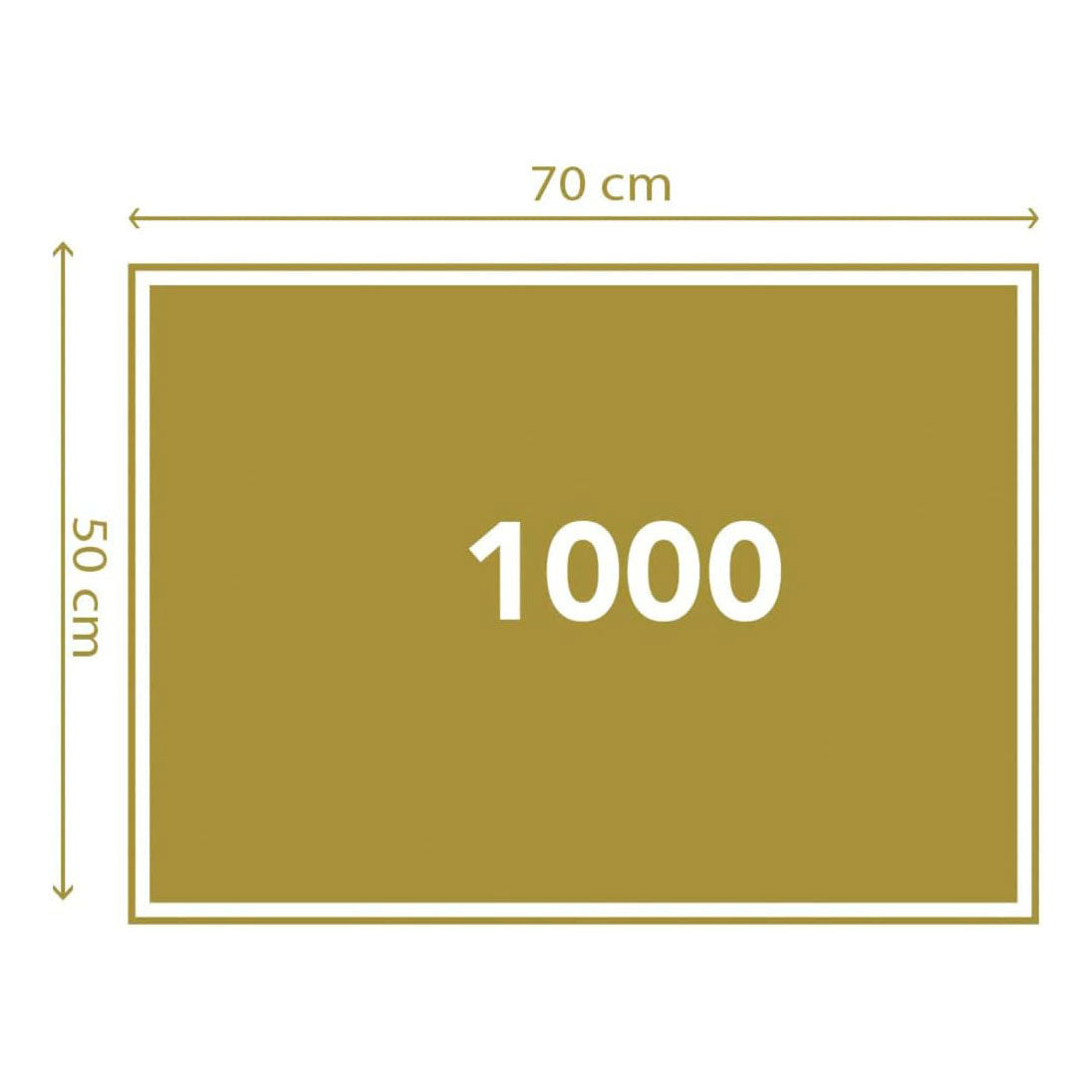 Clementoni umuligt puslespil vidunder - 1000 stk.