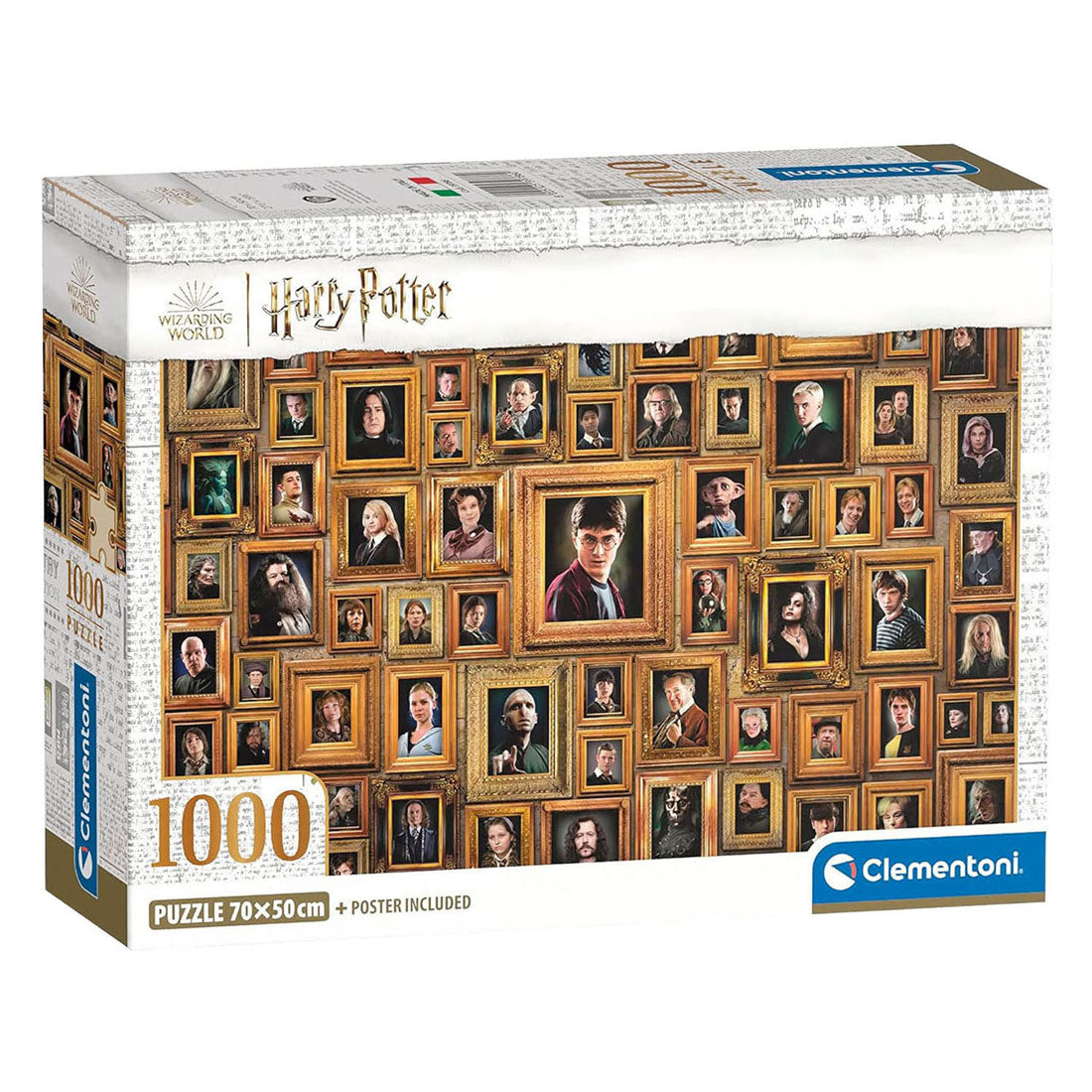 Clementoni - puslespil - 1000 brikker - umulig harry potter