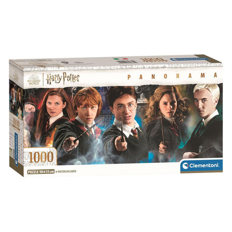 Clementoni - puslespil - 1000 brikker - harry potter panorama