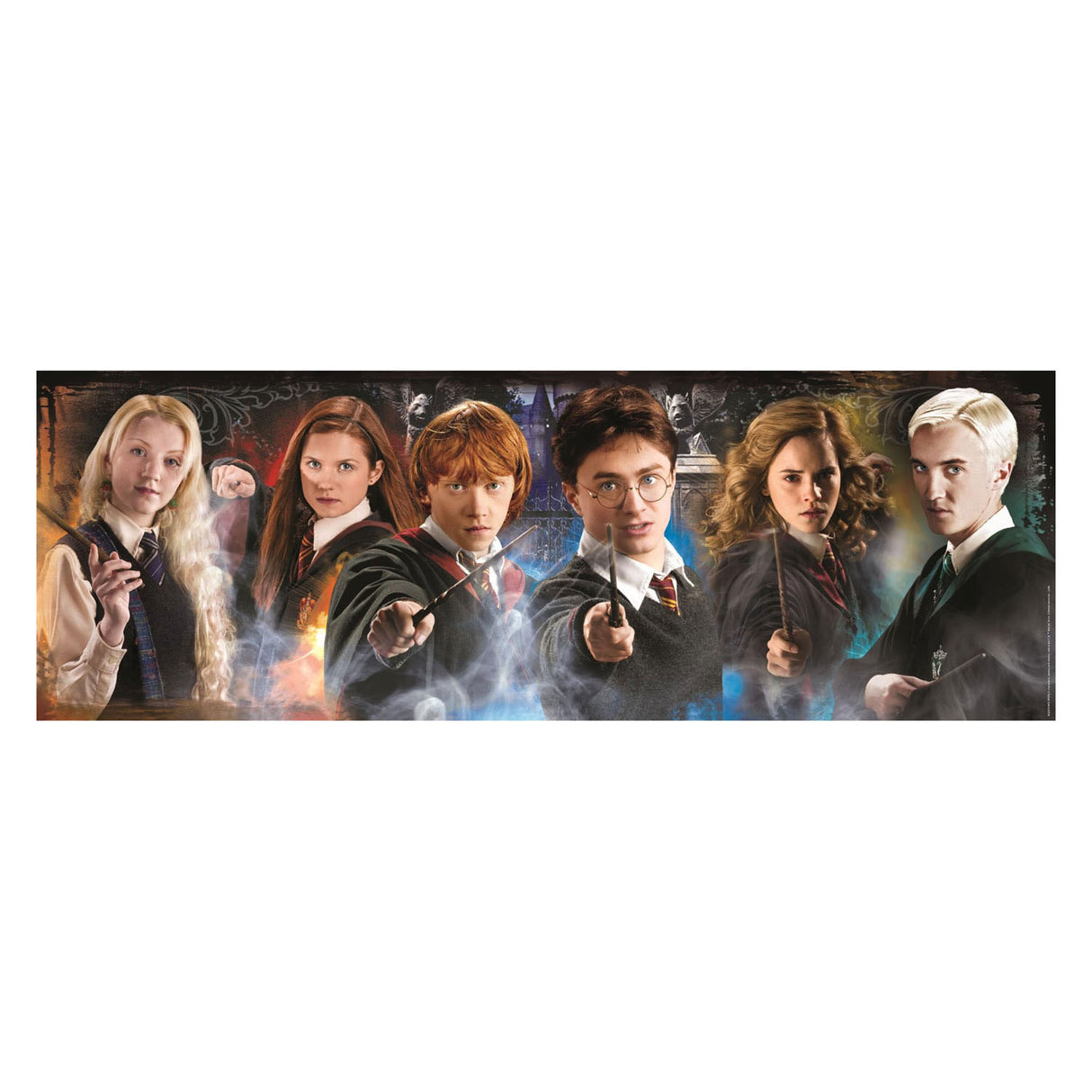 Clementoni - puslespil - 1000 brikker - harry potter panorama