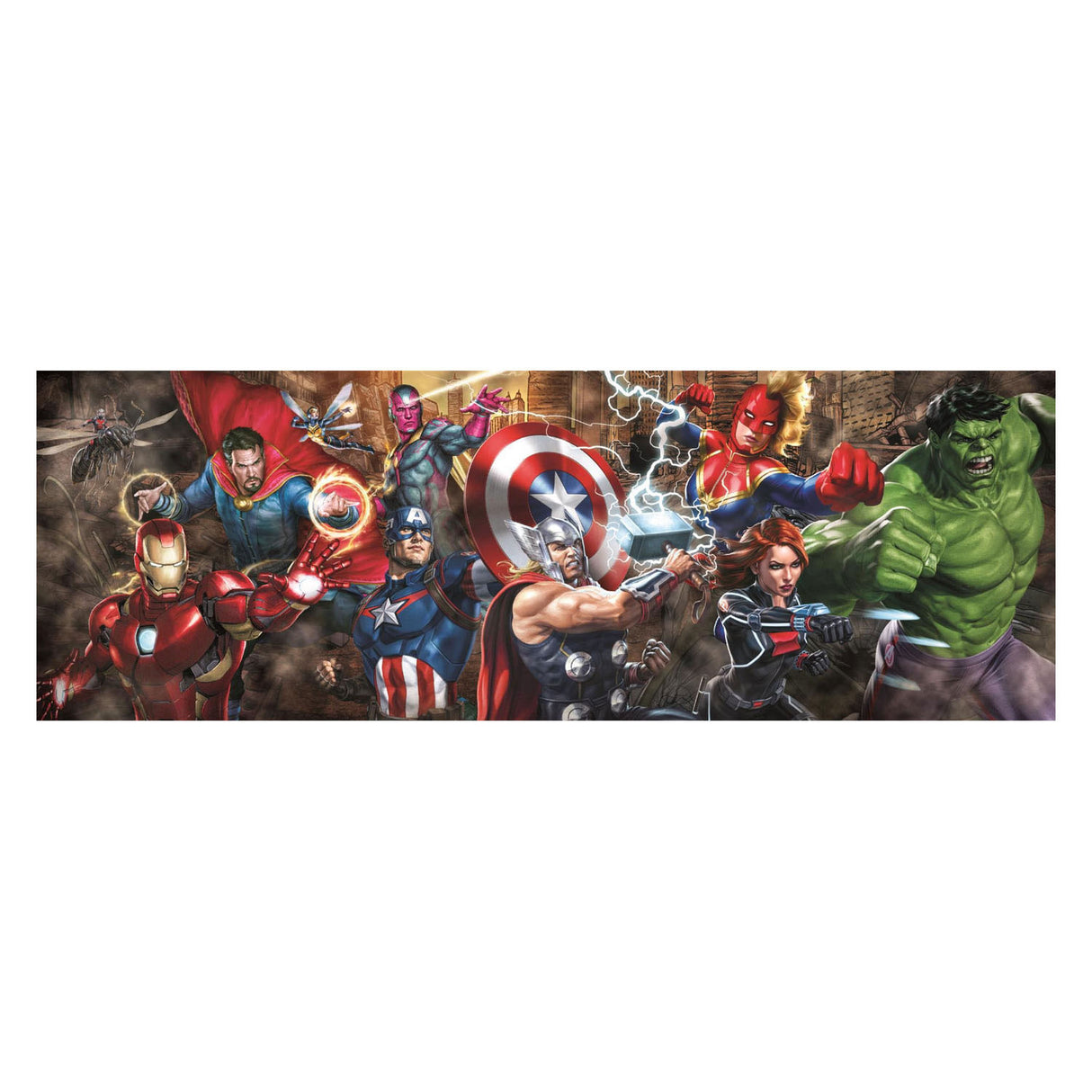 Clementoni puslespil marvel panorama - 1000 stk.
