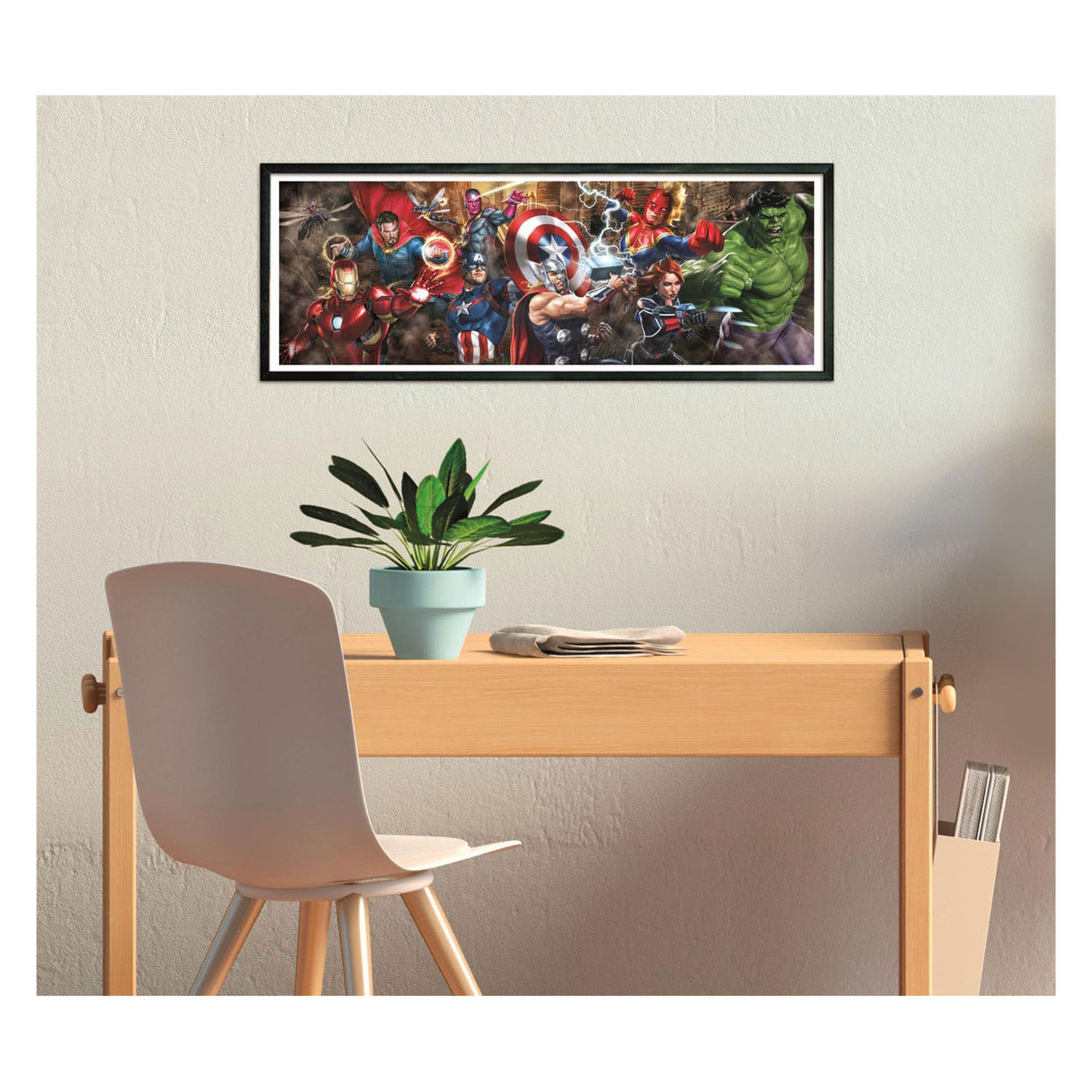 Clementoni puslespil marvel panorama - 1000 stk.