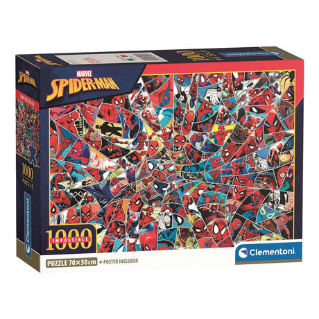 Clementoni puslespil umuligt marvel spiderman - 1000 stk.