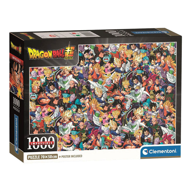 Clementoni umuligt puslespil dragonball - 1000 stk.