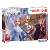 Clementoni maxi puslespil frosset 2 - 104 stk.