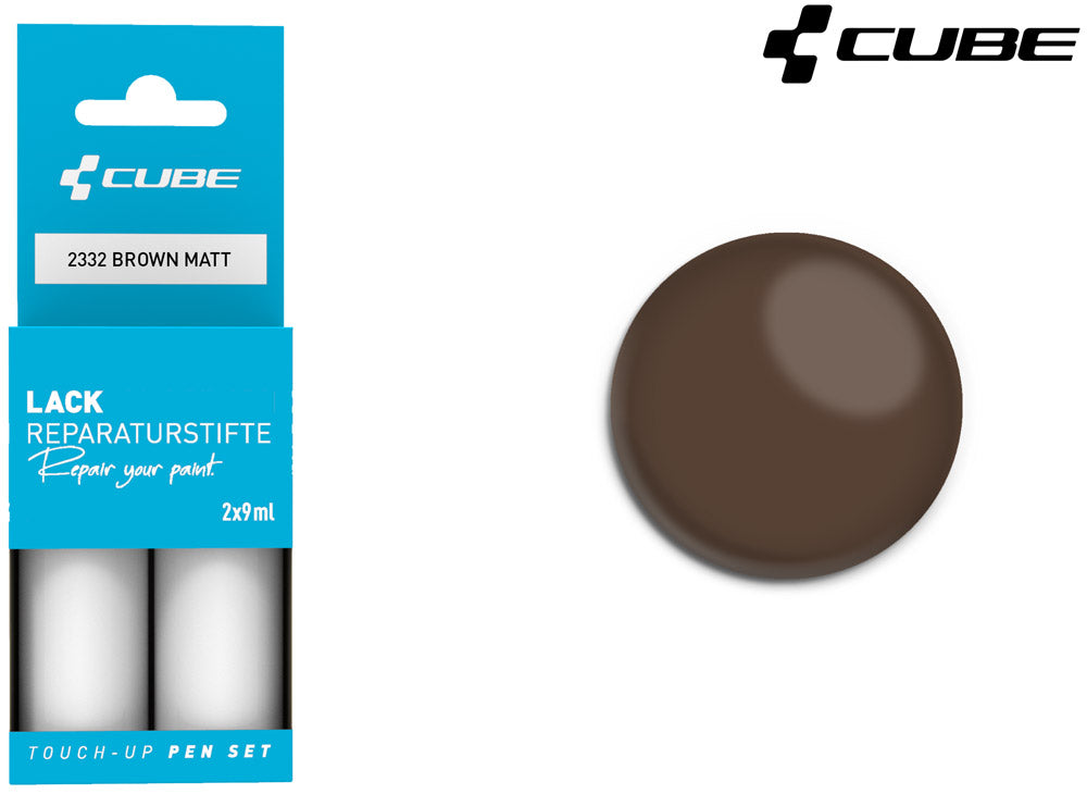 Cube touch-up pen sæt brun mat
