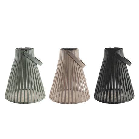 Solar hængende lampe linjer 20cmx24cm 3 assorteret sort grønt sand