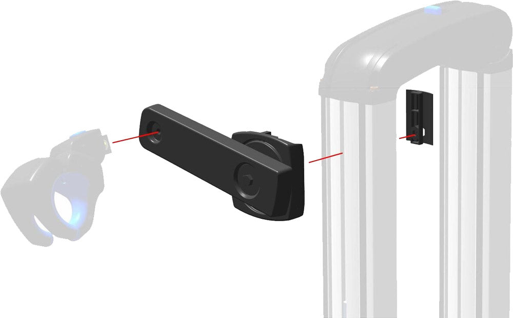 Xlc cc-x61 lavtrinsrammeadapter til almada work-e cykelholder