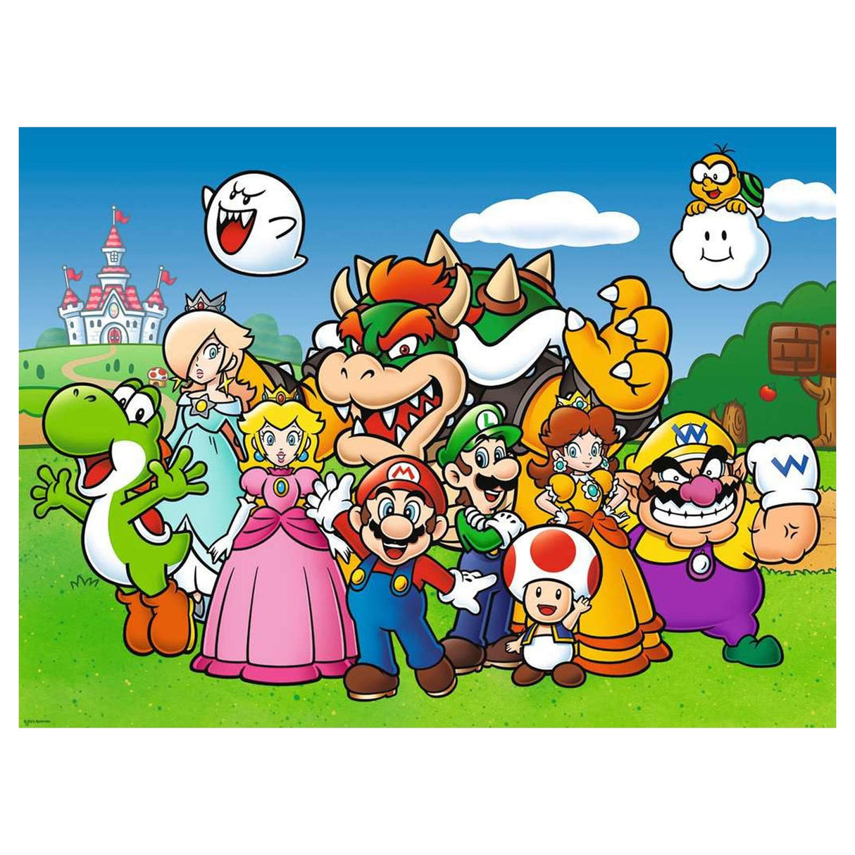 Ravensburger puslespil super mario - puslespil - 100 brikker