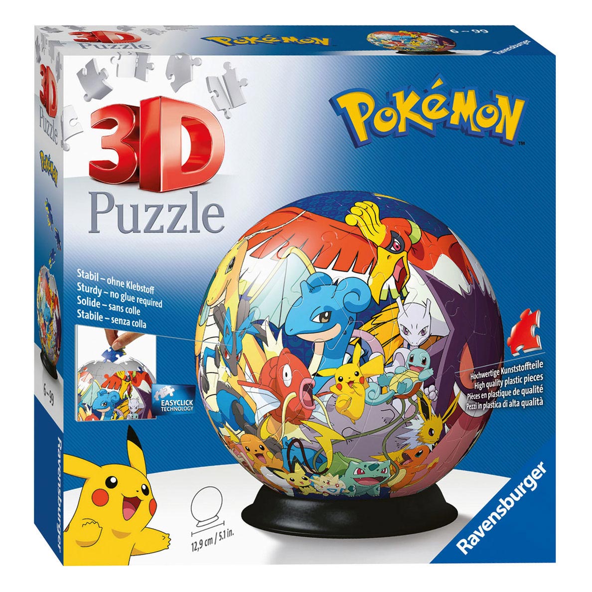 Pokémon ravensburger puslespil, 72 stk.