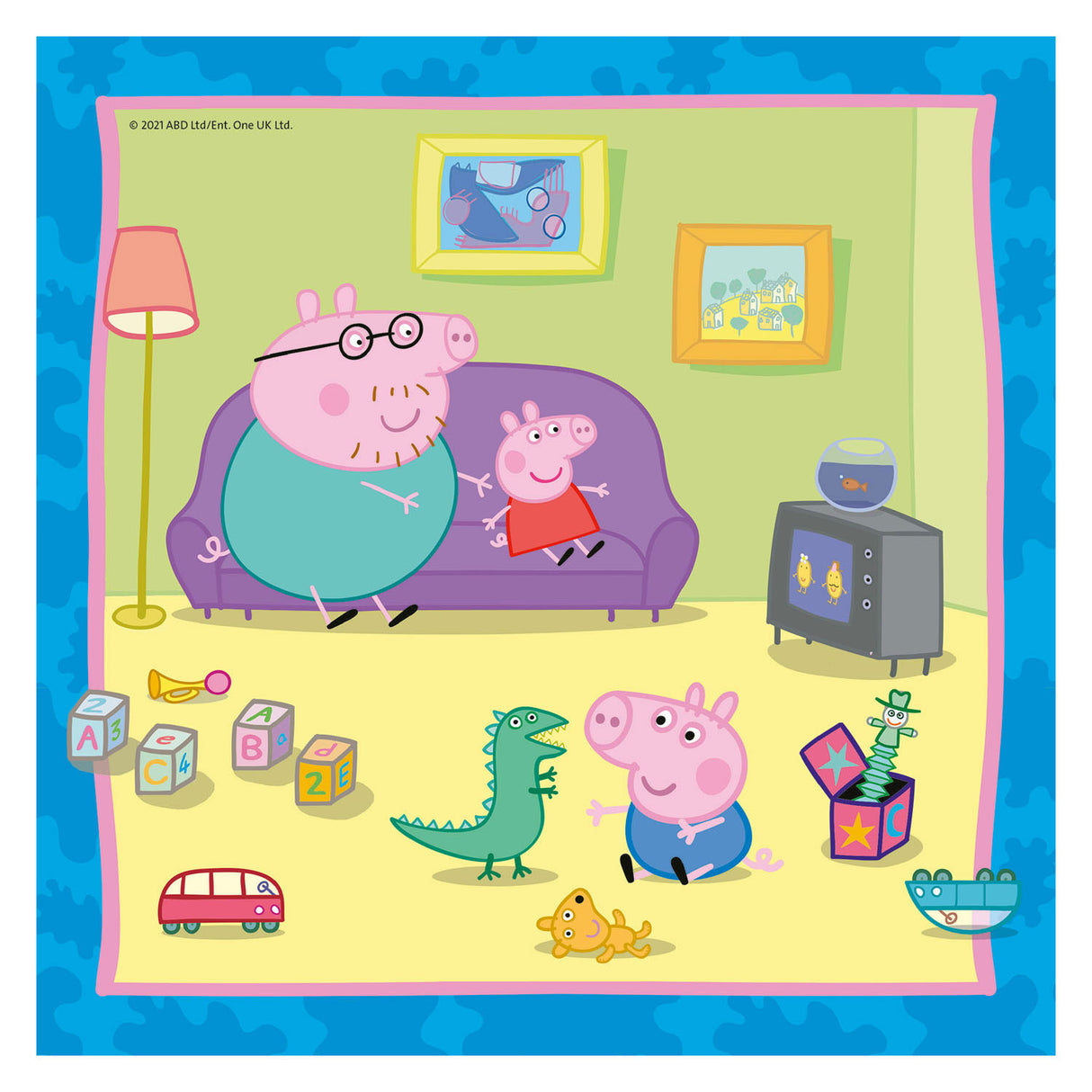 Ravensburger puslespil peppa gris - puslespil - 3x49 brikker