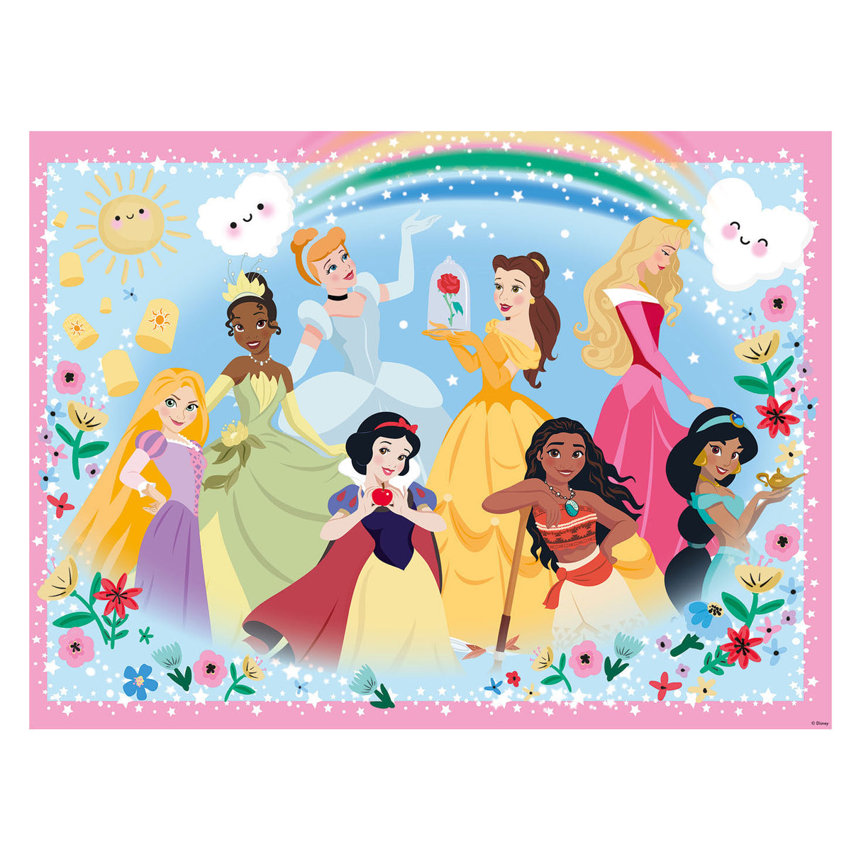 Ravensburger puslespil disney prinsesse - puslespil - 100 brikker