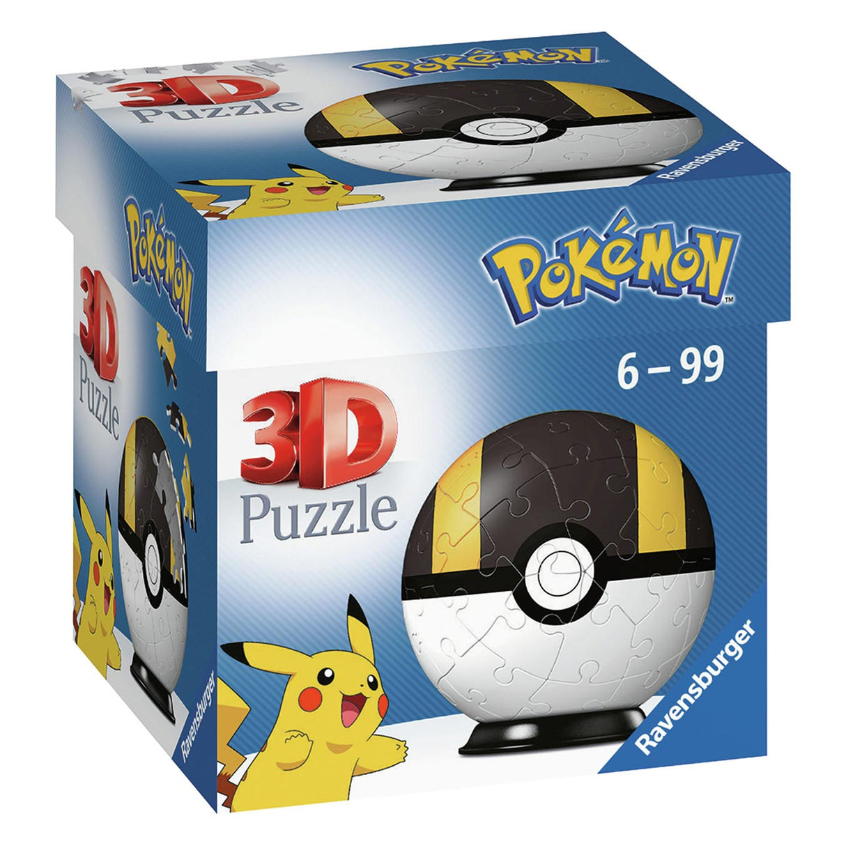 Ravensburger Pokémon Ultra Ball 3D Puslespil, 54 stk.