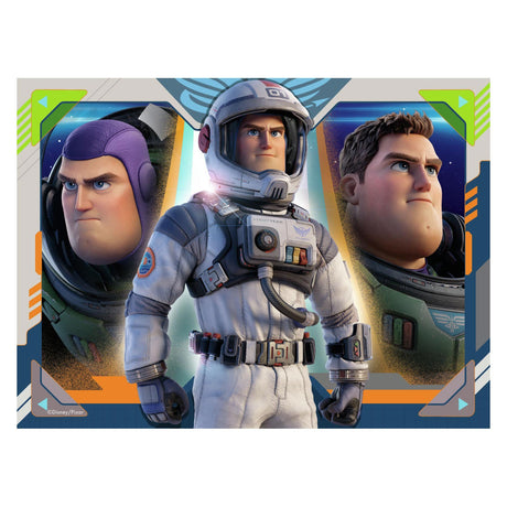 Ravensburger disney lightyear 4in1box puslespil - 12+16+20+24 brikker - børnepuslespil