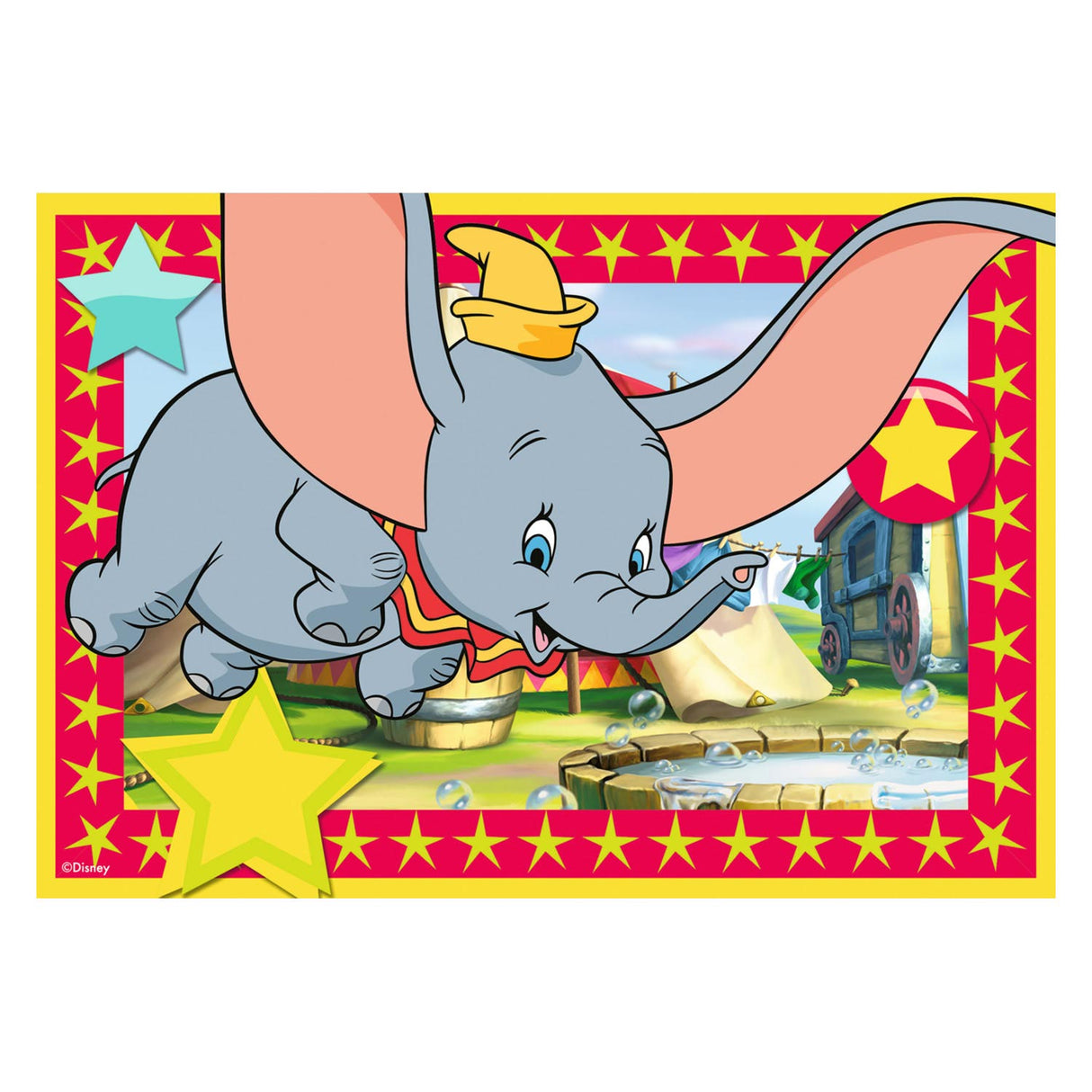 Ravensburger puslespil disney dyr - to puslespil - 12 brikker - børnepuslespil