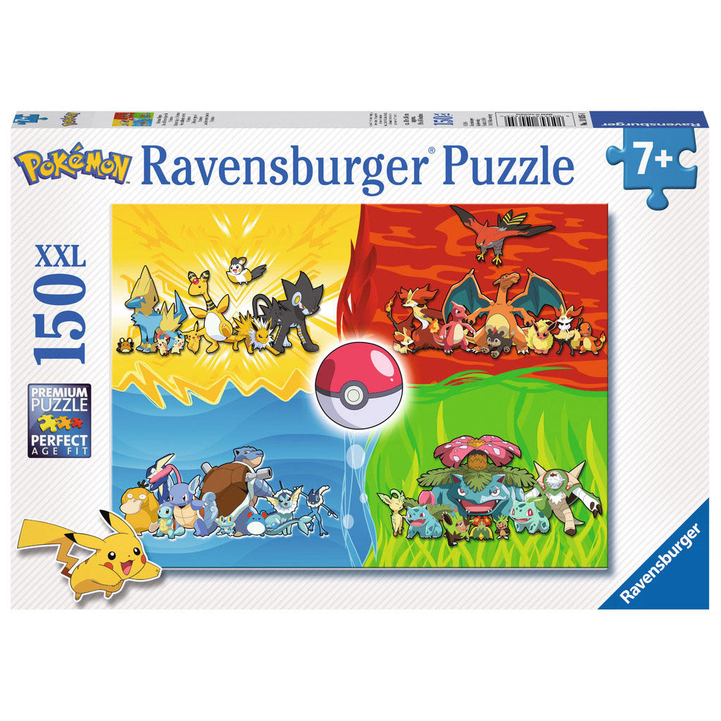 Ravensburger forskellige Pokemon-puslespil - puslespil - 150 brikker
