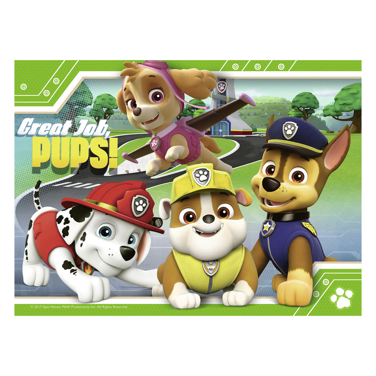 Ravensburger puslespil pote patrulje, 4-i-1