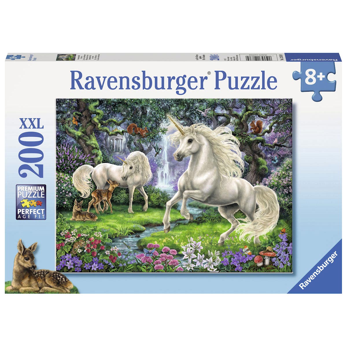 Ravensburger puslespil mystiske enhjørninger - puslespil - 200 brikker
