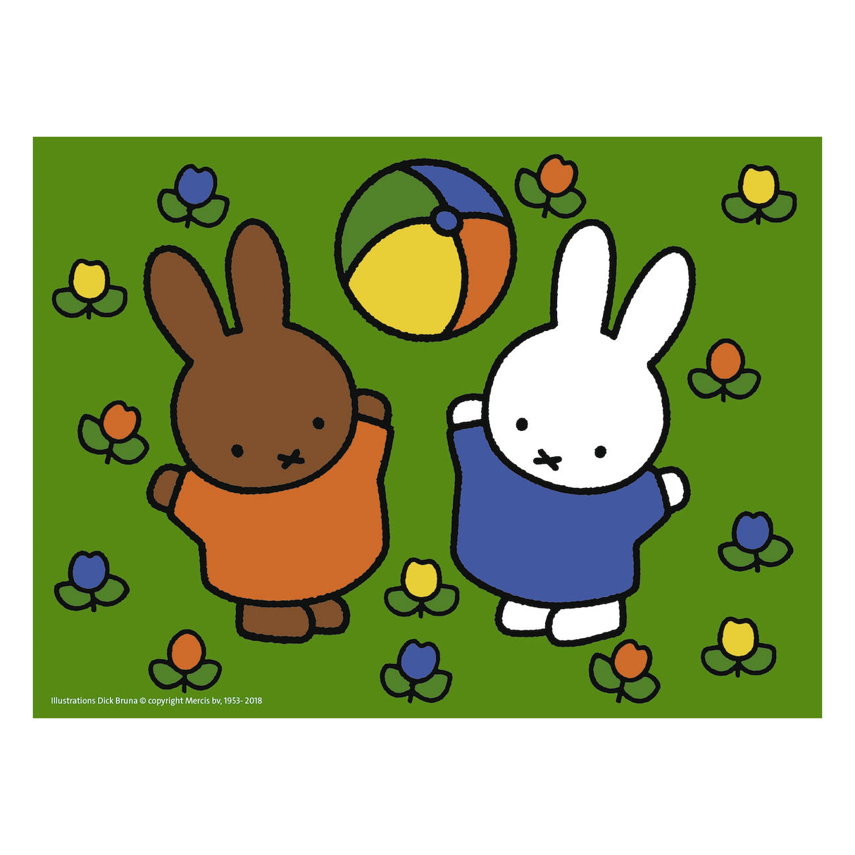 Ravensburger Miffy 4in1box puslespil - 12+16+20+24 brikker - børnepuslespil