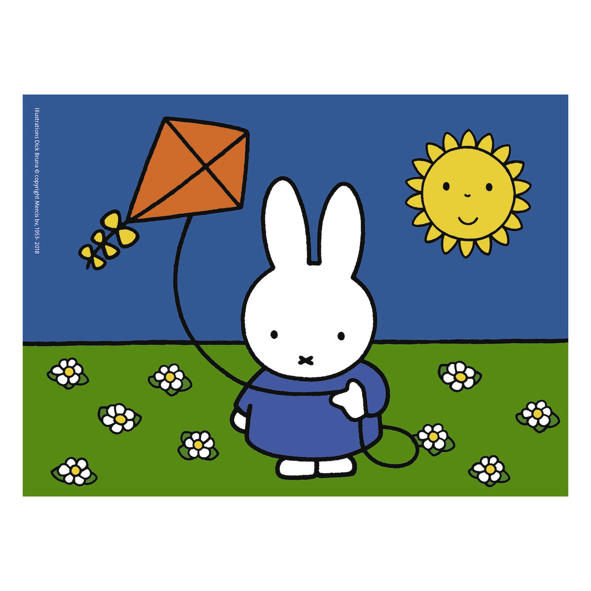 Ravensburger Miffy 4in1box puslespil - 12+16+20+24 brikker - børnepuslespil
