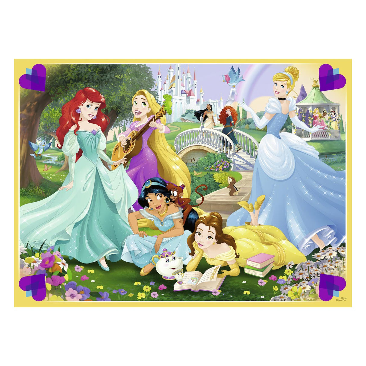 Ravensburger puslespil Disney prinsesse tør drømme - puslespil - 100 brikker
