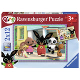 Ravensburger bing puslespil, 2x12 stk.