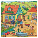 Ravensburger puslespil gård - 3x49 brikker - børnepuslespil