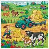 Ravensburger puslespil gård - 3x49 brikker - børnepuslespil