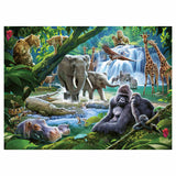 Ravensburger puslespil jungle dyr - puslespil - 100 brikker