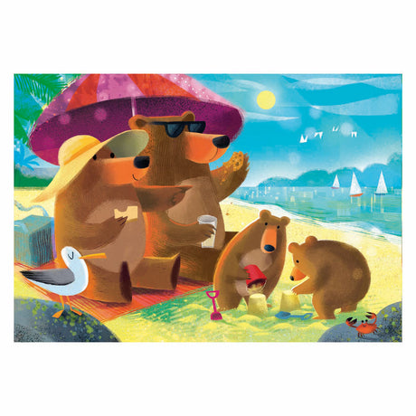 Ravensburger puslespil bjørn familieferie - 2x24 stk.