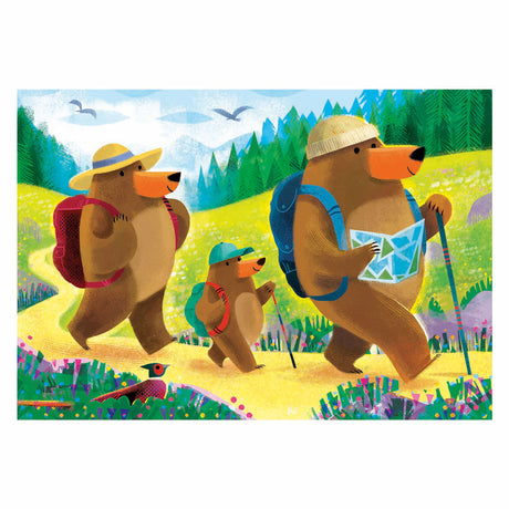 Ravensburger puslespil bjørn familieferie - 2x24 stk.