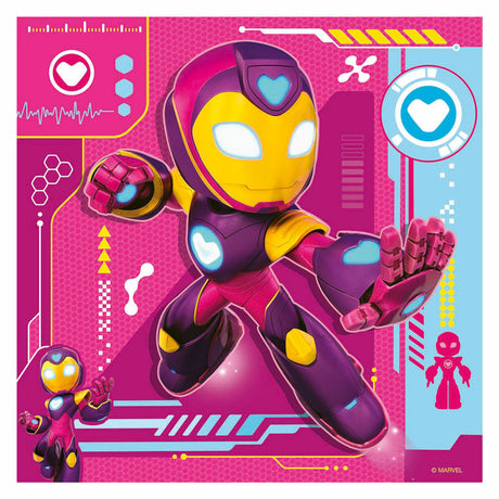 Ravensburger puslespil iron man og hans vidunderlige venner - 3x49 stk.