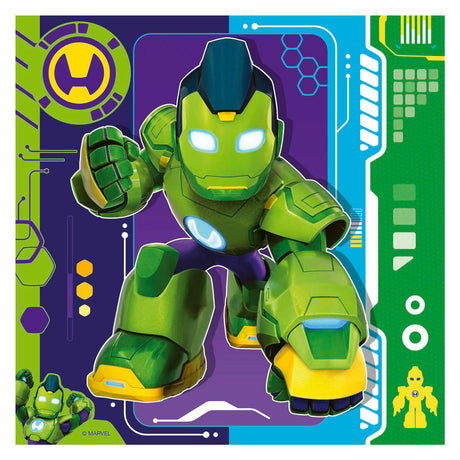 Ravensburger puslespil iron man og hans vidunderlige venner - 3x49 stk.